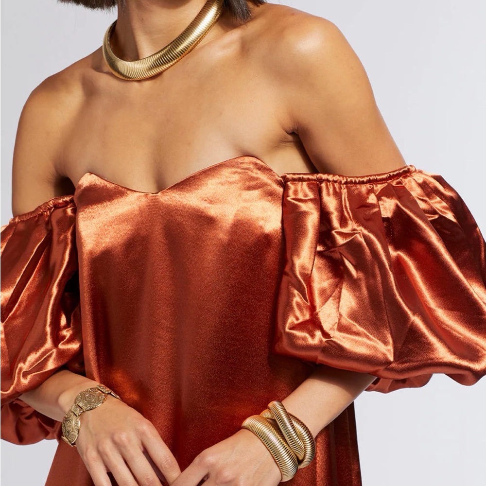 Caroline Constas Palmer Off-Shoulder Maxi Dress - Picture 2 of 4